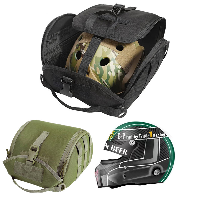 Custom Helmet Bag Adjustable Straps Soft Inner Padding