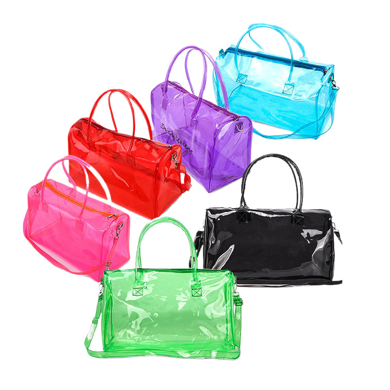 Custom Transparent Gym Bags PVC Gym Bag